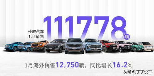 長(zhǎng)城汽車1月銷量破11萬臺(tái)，多款車型銷量超萬